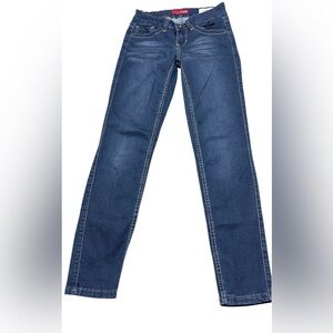 GUESS Cindy Fit Low Rise Skinny Jeans Size 25 Medium Wash Stretch